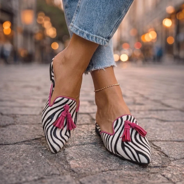 Mule Serafina a Punta con Frange