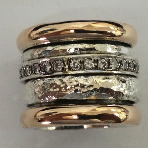 Anello Strutturato Dorato™ – Volume Vintage