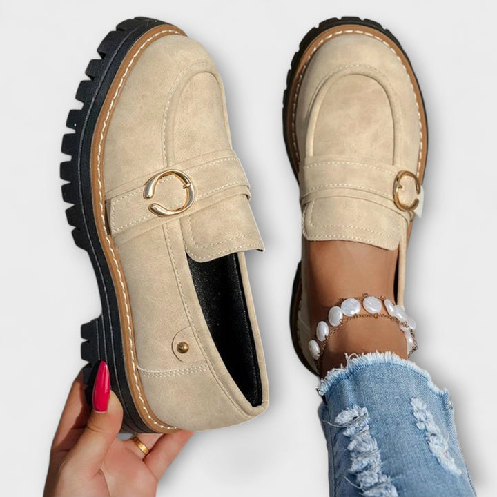 Lora | Mocassini casual con punta rotonda