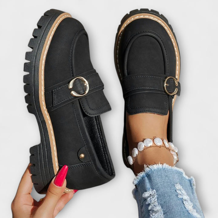 Lora | Mocassini casual con punta rotonda