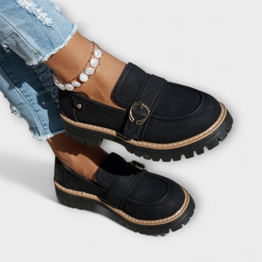 Lora | Mocassini casual con punta rotonda
