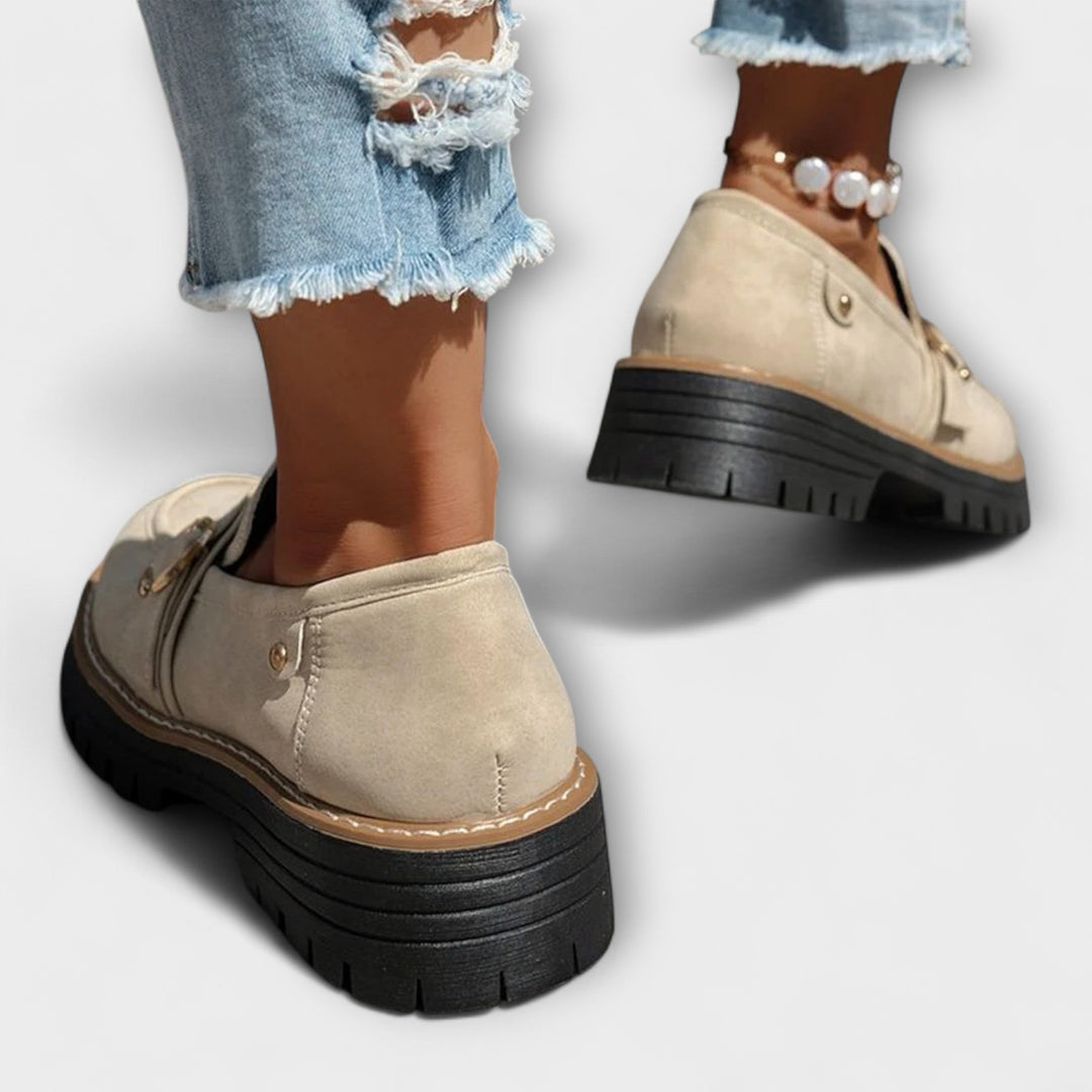 Lora | Mocassini casual con punta rotonda