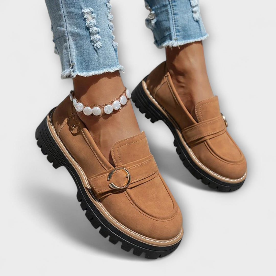 Lora | Mocassini casual con punta rotonda