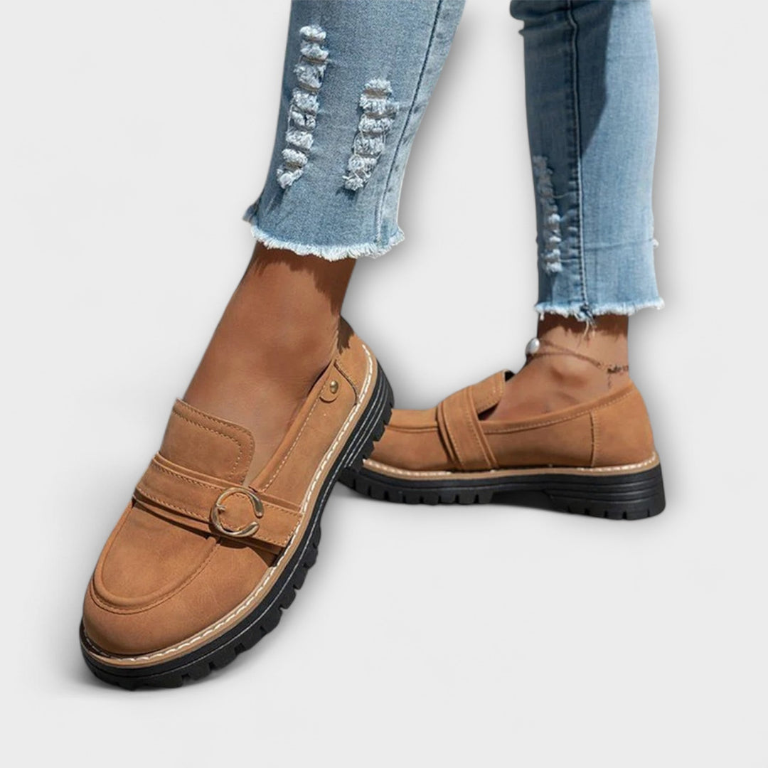 Lora | Mocassini casual con punta rotonda