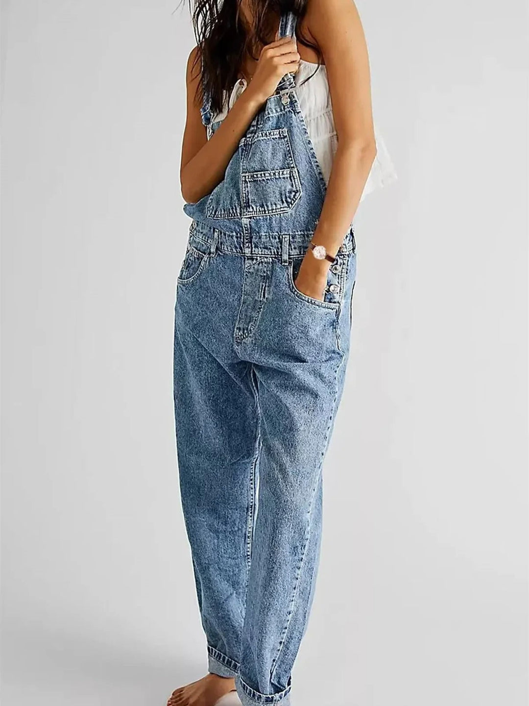 Peto in denim Clara a taglio rilassato