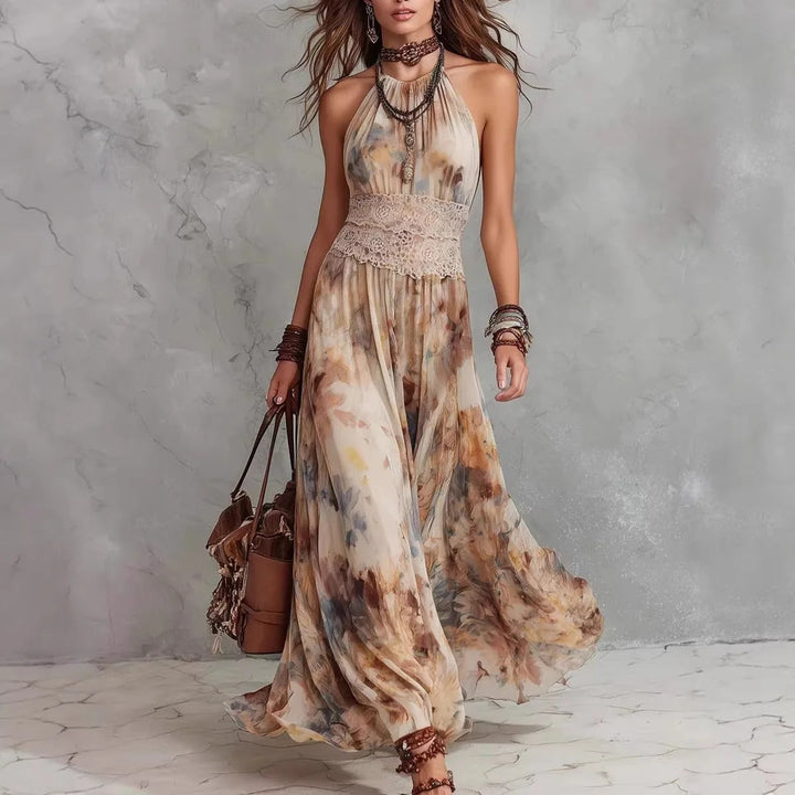 Valeria Vestito Maxi Floreale