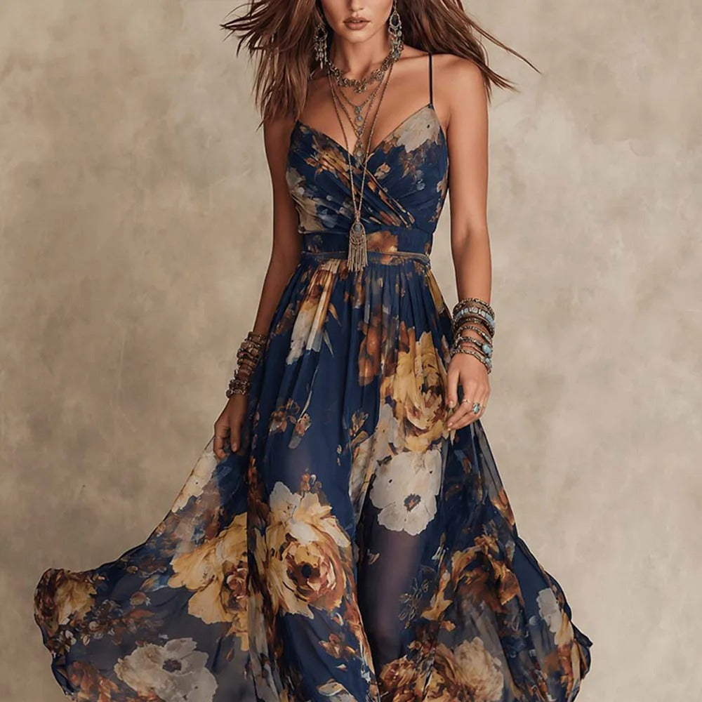 Marina Vestito Maxi Floreale