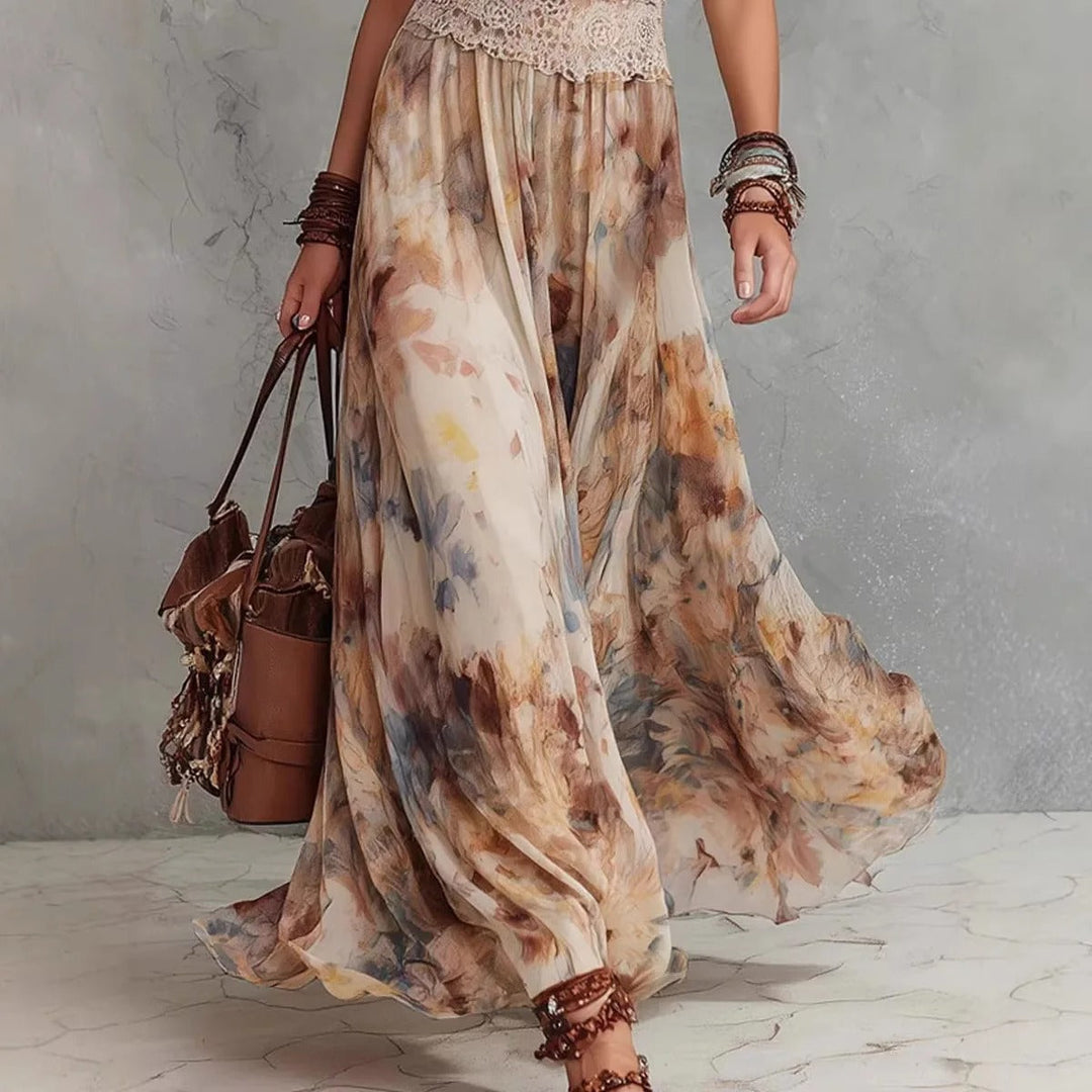 Valeria Vestito Maxi Floreale