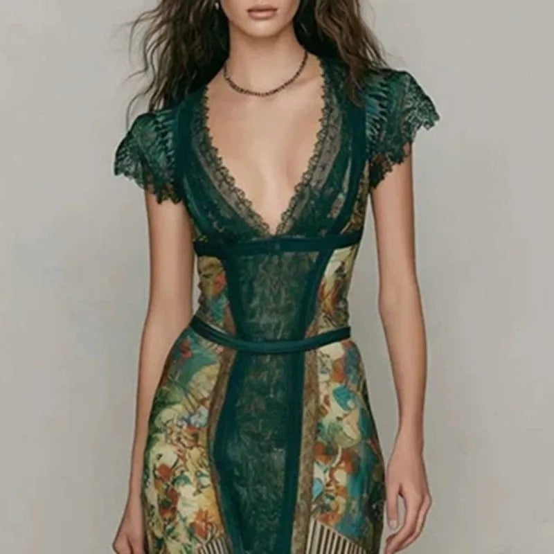Daniela Vestito Maxi Floreale