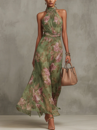 Ruth™ | Abito Maxi in Chiffon