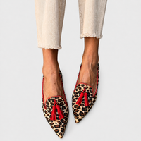Nela | Mocassini con stampa leopardata