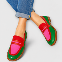 Nyla | Mocassini casual con dettagli a contrasto