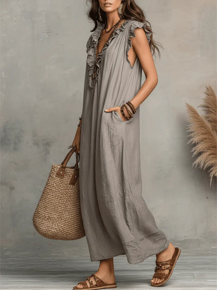 CECILIA | ABITO MAXI ESTIVO ELEGANTE
