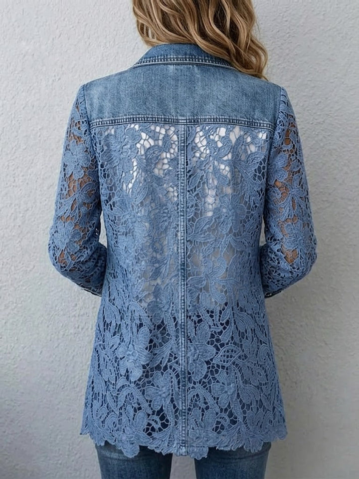 Alicia | Giacca con Pizzo Floreale
