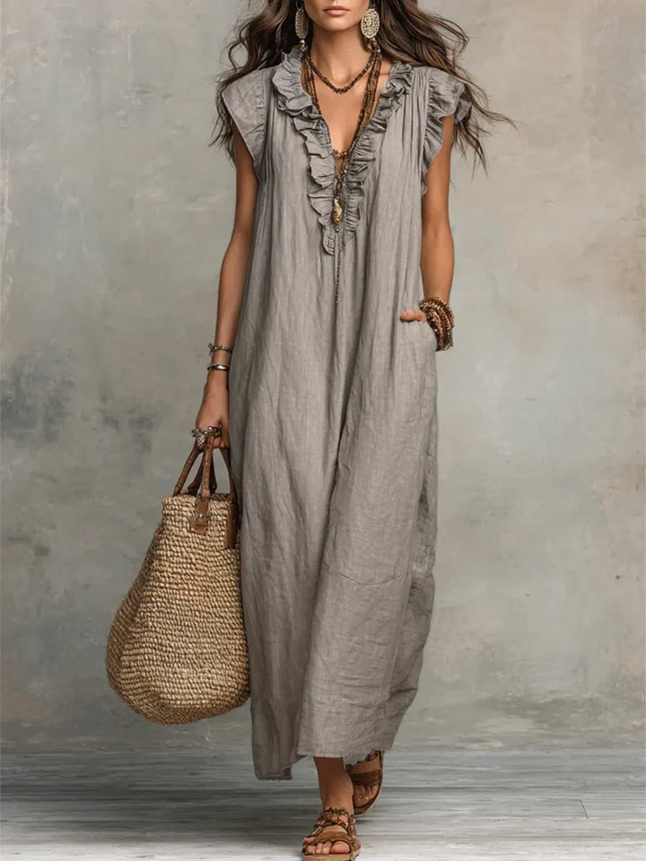 CECILIA | ABITO MAXI ESTIVO ELEGANTE