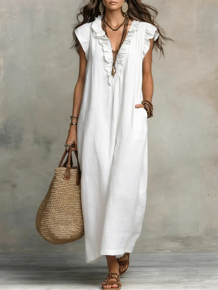 CECILIA | ABITO MAXI ESTIVO ELEGANTE