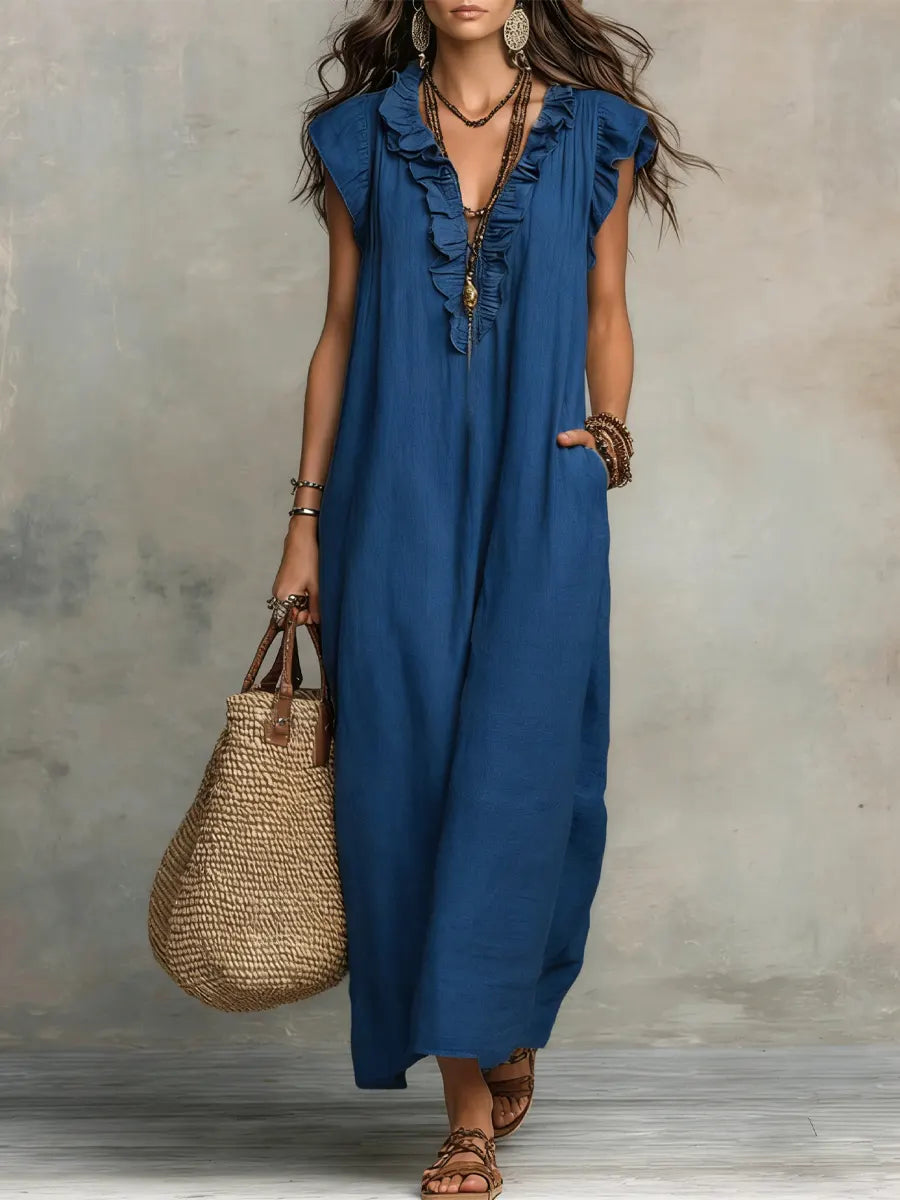 CECILIA | ABITO MAXI ESTIVO ELEGANTE