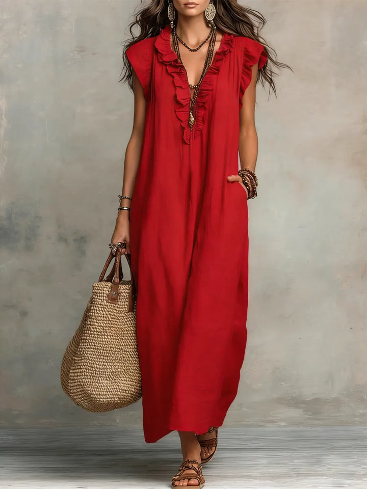 CECILIA | ABITO MAXI ESTIVO ELEGANTE