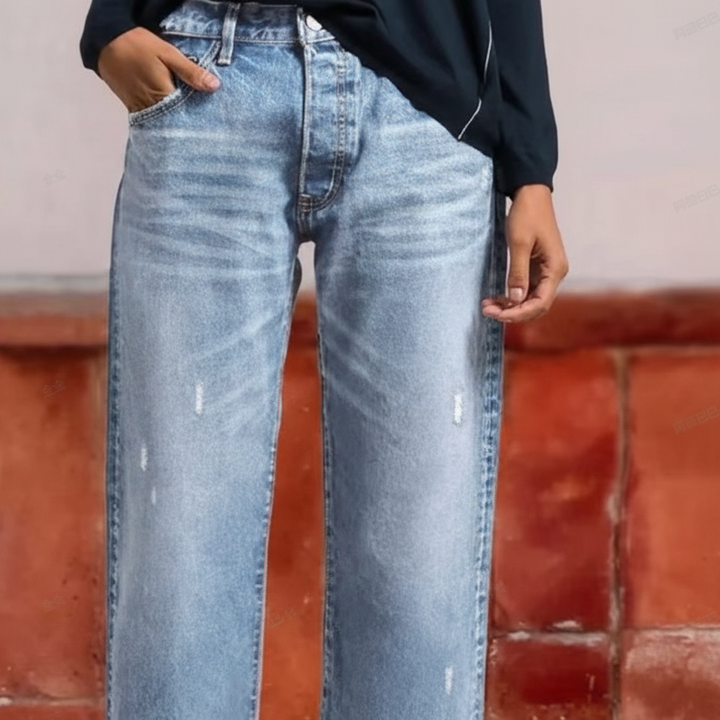 Aberjean | Jeans dritti cropped retro